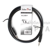 Aux-кабель TELECOM 3.5 Jack (M) / 3.5 Jack (M), стерео, аудио, 1.5 м