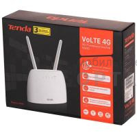 Роутер Tenda 4G06, 4G LTE и 4G VoLTE wiFi 802.11b/g/n,поддержка FDD VoLTE/CSFB/TDD LTE/DC-HSPA+/GSM, 802.11 b/g/n 300Мбит/с