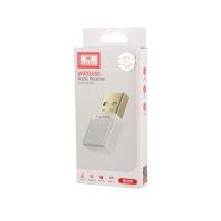 Ресивер Earldom ET-BR09, Bluetooth, микрофон, белый