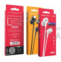 Наушники внутриканальные BOROFONE BM36, Acura, микрофон, кнопка ответа, кабель 1.2м, цвет: белый (1/76/304)