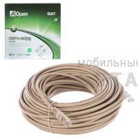 Патч корд литой Aopen/Qust UTP кат.5е 30м серый <ANP511_30M>  (1/10)