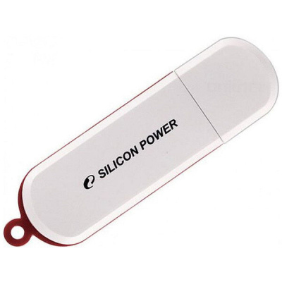 Флешка USB 64 Гб Silicon Power  LuxMini 320  белый