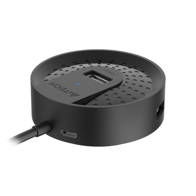 Разветвитель USB2.0 A4Tech HUB-20 4порт. черный