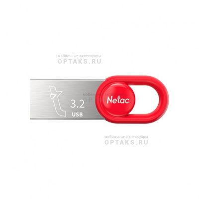 Флешка USB3.2 128 Гб Netac  UM2  красный