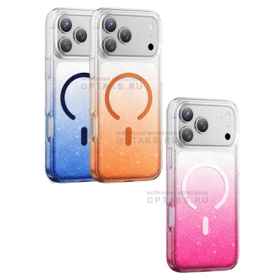 Чехол, KEEPHONE LILLIAN SHINING MAGSAFE CASE для iPhone 17 Air ORANGE