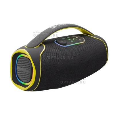 Аудио-колонка беспроводная DEFENDER Beatbox 100 100W, BT/FM/USB/TF/IPX5/TWS, черно-желтый (1/4)