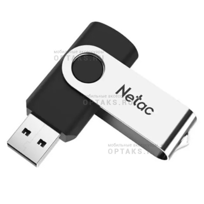 Флешка USB 128 Гб Netac U505 чёрный/серебро